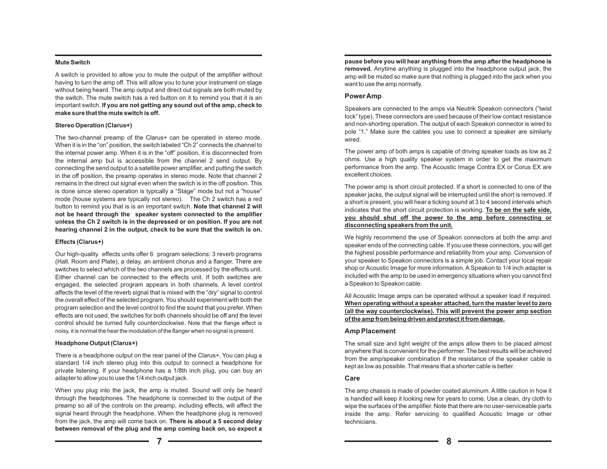 Acoustic Image + Models User Manual | Page 6 / 8