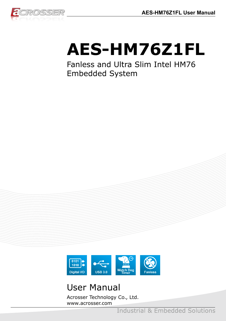 Acrosser AES-HM76Z1FL User Manual | 58 pages