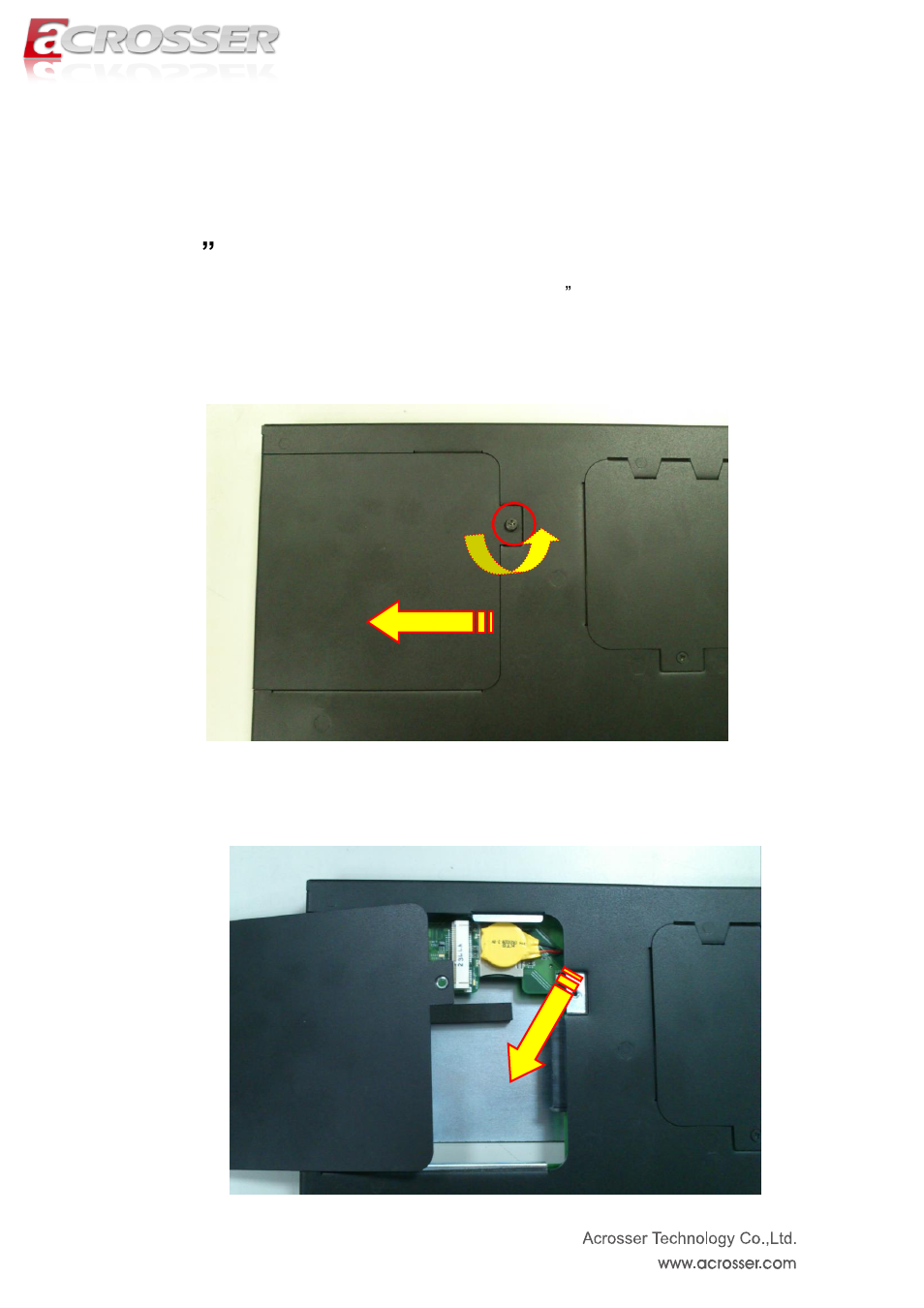 Chapter 2 procedures of assembly/disassembly, 1 2.5” hdd installation, 5” hdd installation | 1 2.5 ” hdd installation | Acrosser AES-HM76Z1FL User Manual | Page 14 / 73