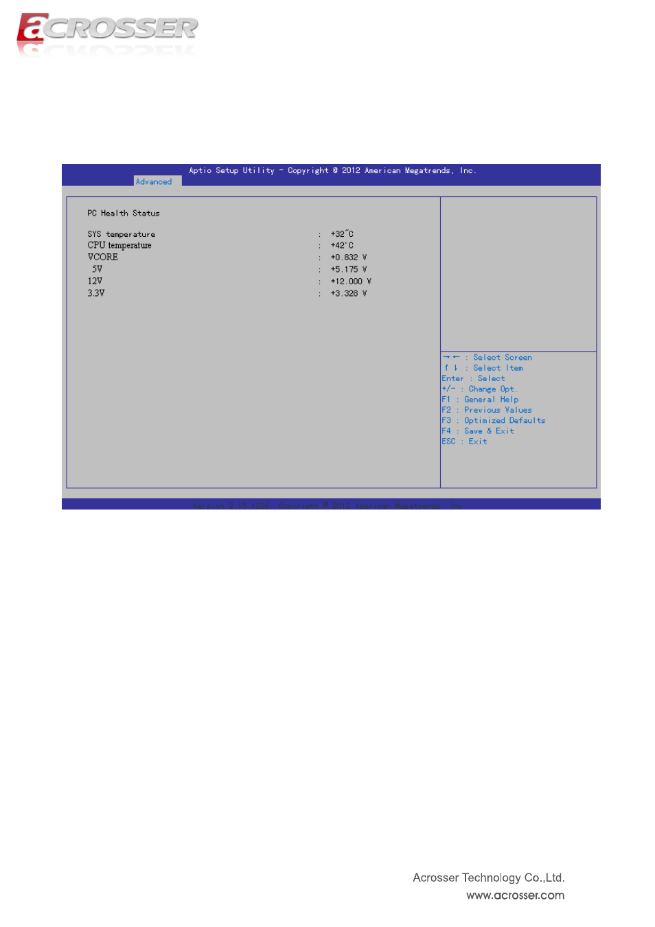 4 w83627dhg hw monitor, W83627dhg hw monitor | Acrosser AES-HM76Z1FL User Manual | Page 38 / 73