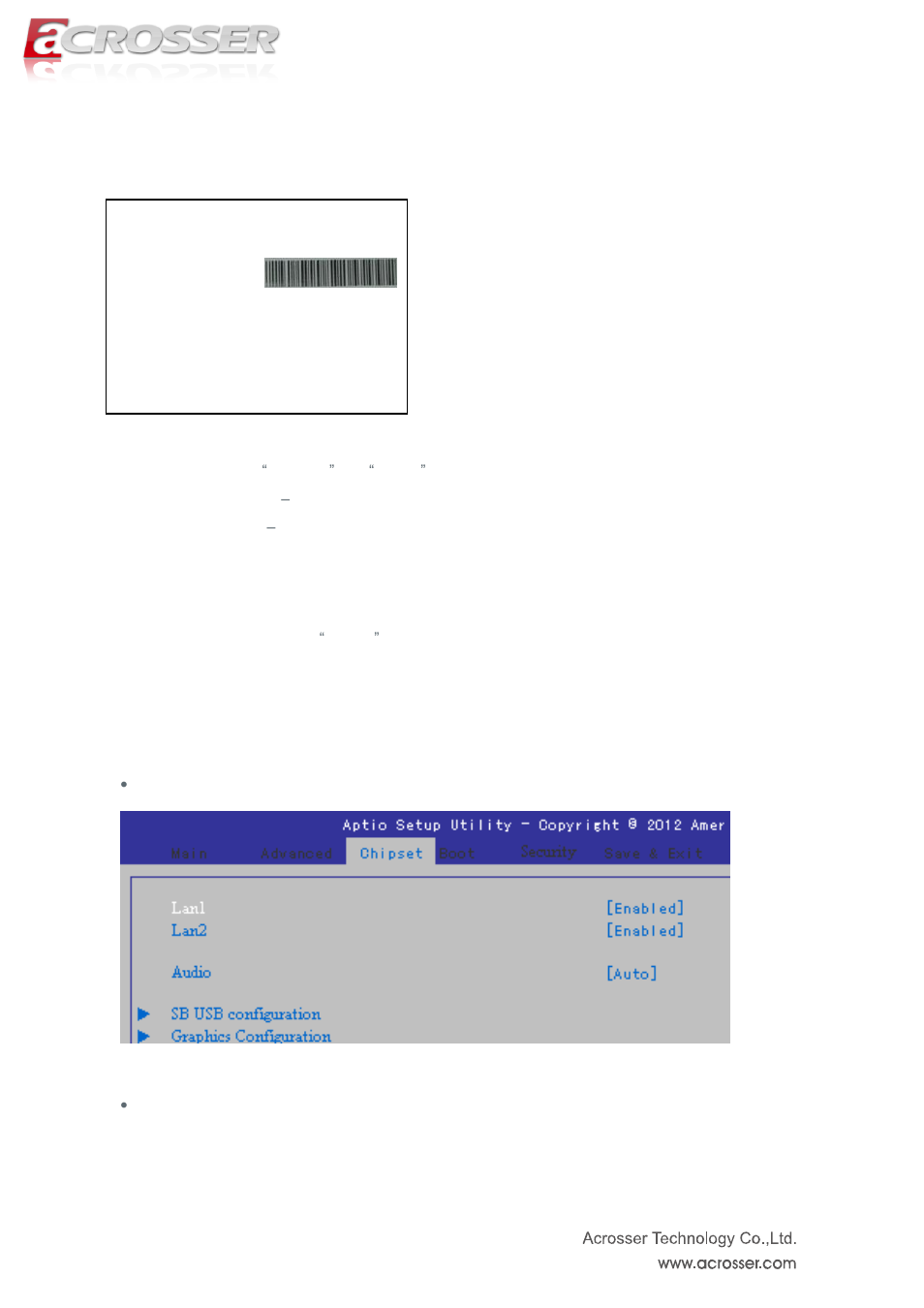 Acrosser AES-HM76Z1FL User Manual | Page 70 / 73