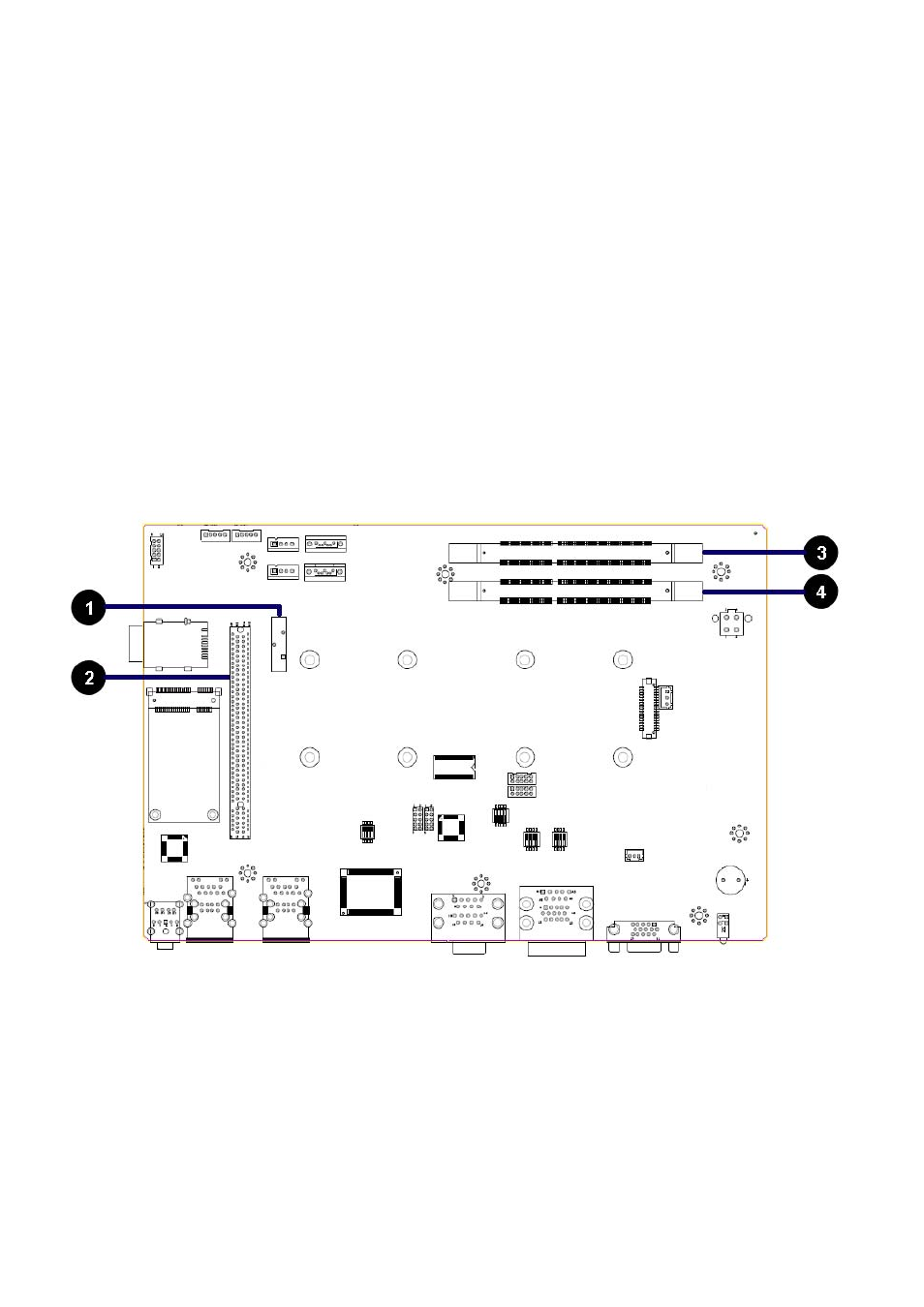 Chapter 4 h/w information, 1 mainboard illustration (top side) | Acrosser AR-ES6003FL User Manual | Page 36 / 89