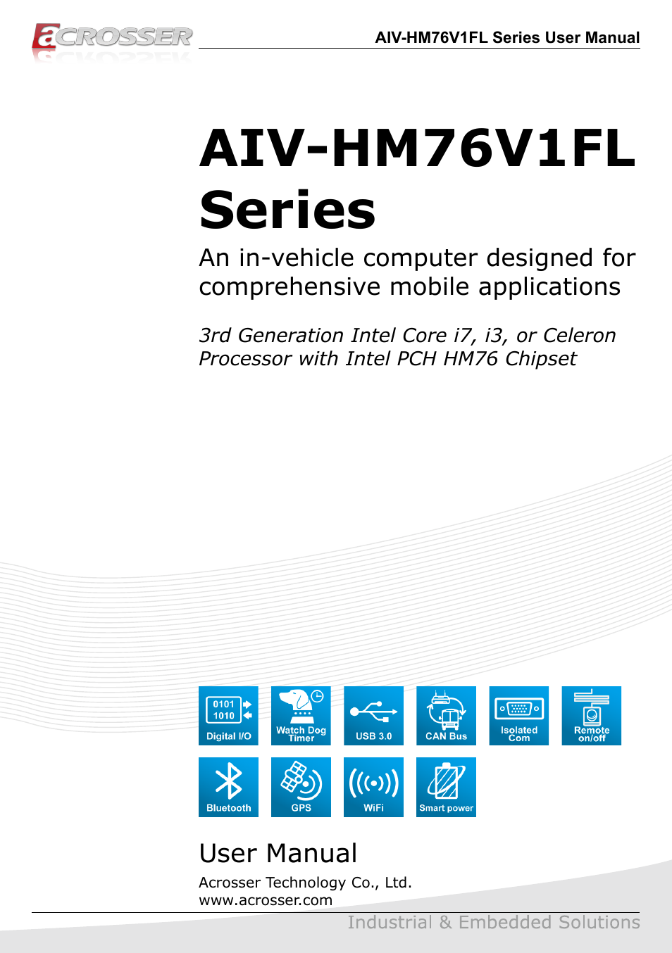 Acrosser AIV-HM76V1FL User Manual | 69 pages