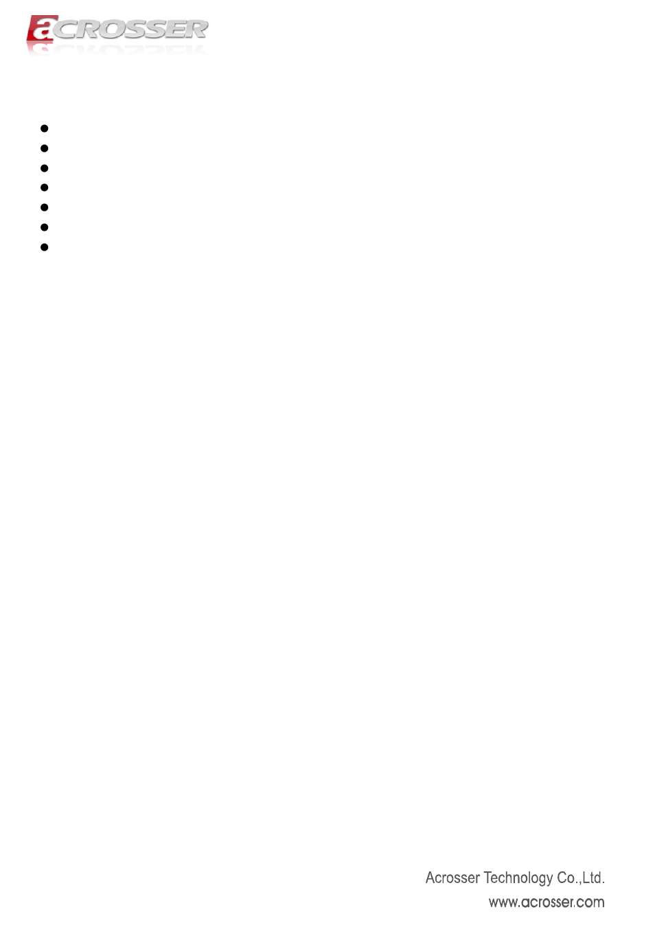 Package contents | Acrosser AMB-N280S1 User Manual | Page 5 / 38