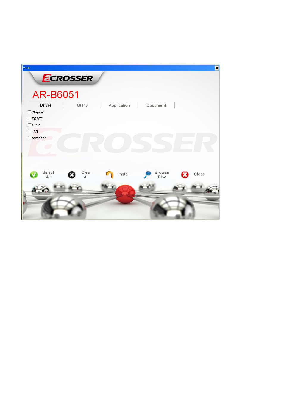 Driver page | Acrosser AR-B6051 User Manual | Page 30 / 55