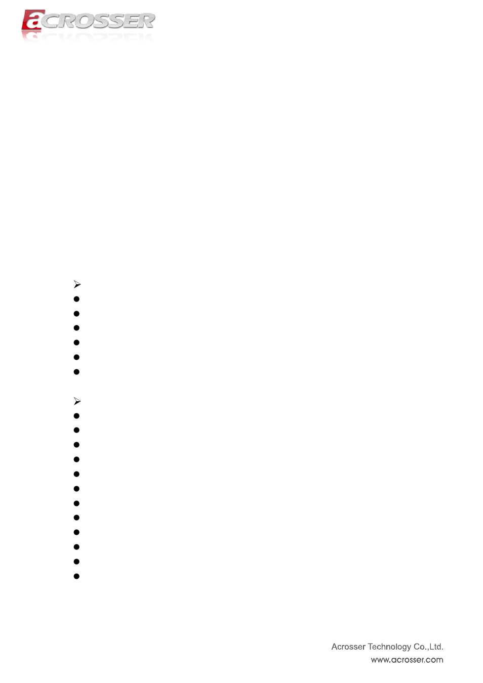 Chapter 1 introduction, 1 specifications, Specifications | Acrosser ACM-B6360 User Manual | Page 5 / 63