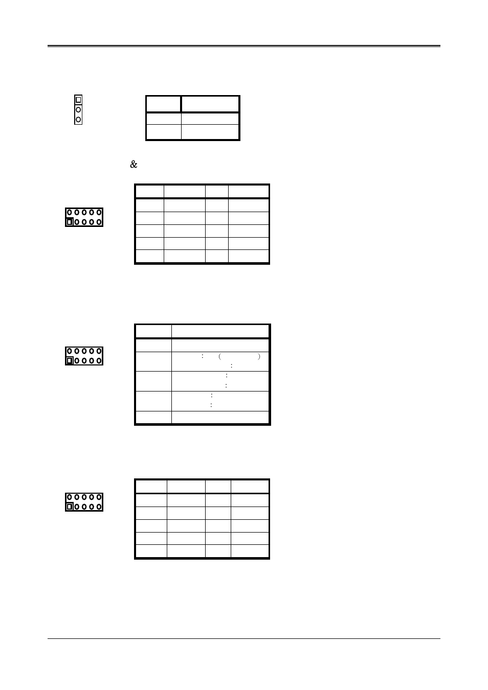 2 vjp1 (lcd 3v or 5v), 3 com1 ＆ com2 | Acrosser AR-B1622 User Manual | Page 7 / 26
