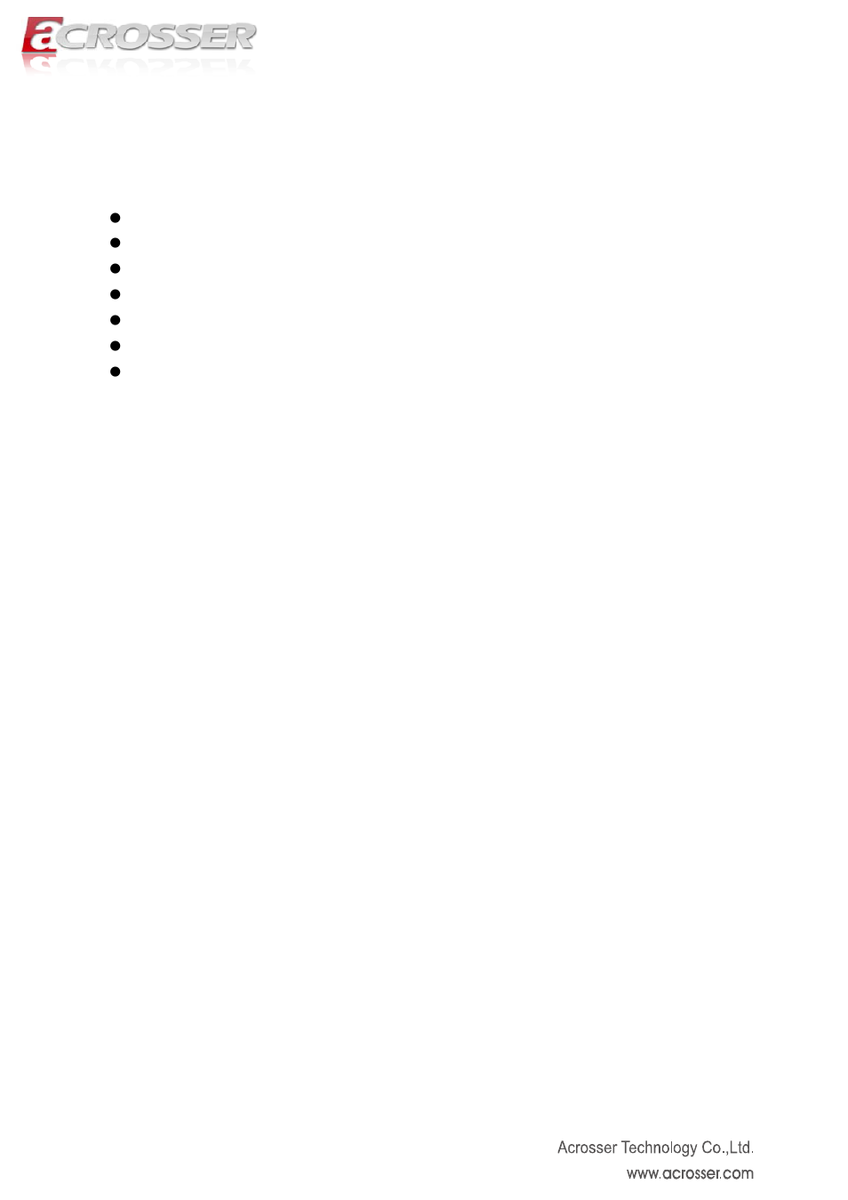 Package contents | Acrosser AMB-IH61T3 (Mini-ITX) User Manual | Page 6 / 45