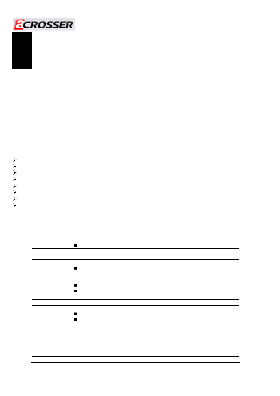Introduction, 1 features, Specifications | Acrosser AR-B5630 User Manual | Page 5 / 32