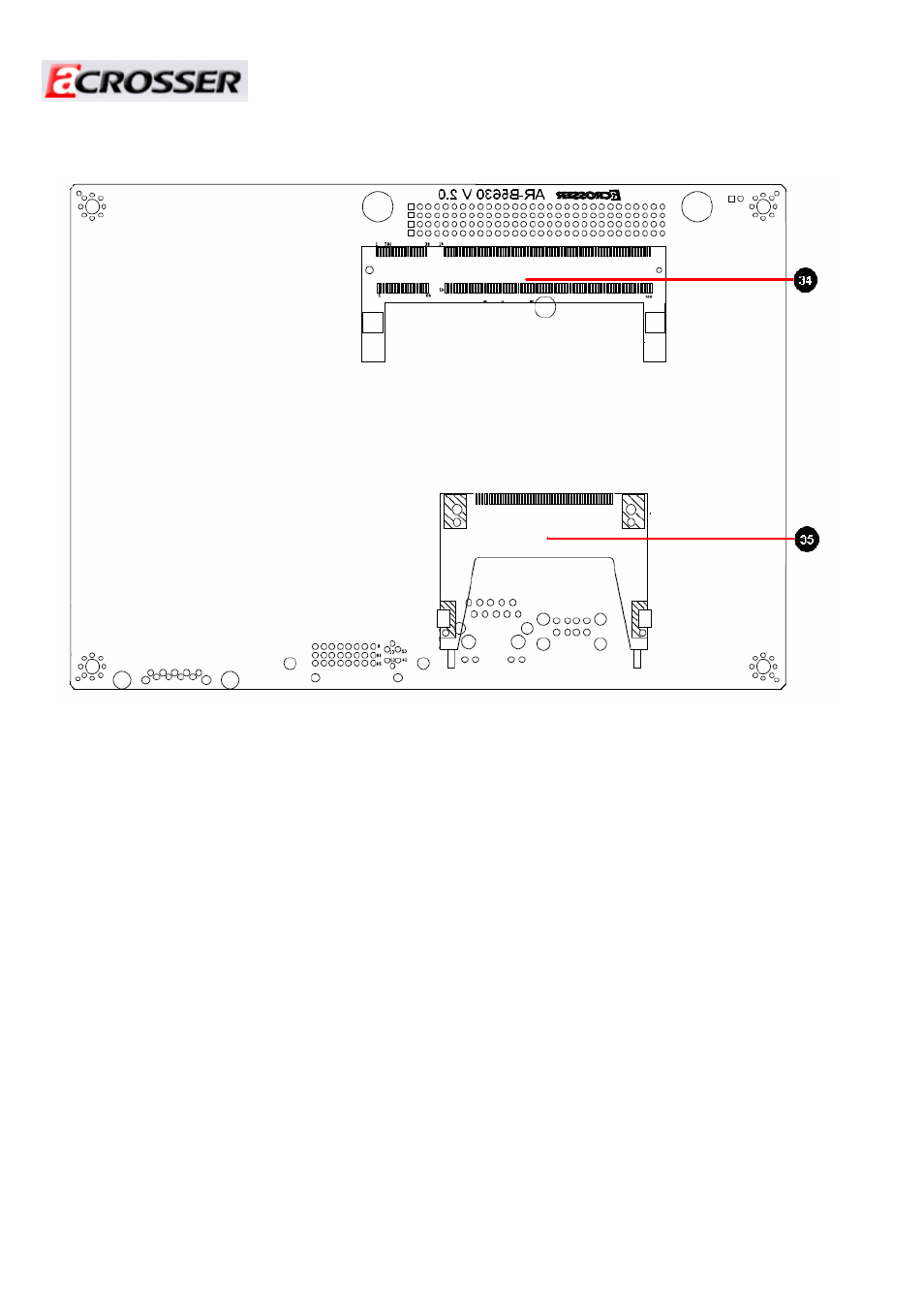 1 locations, 2 bottom side | Acrosser AR-B5630 User Manual | Page 10 / 32