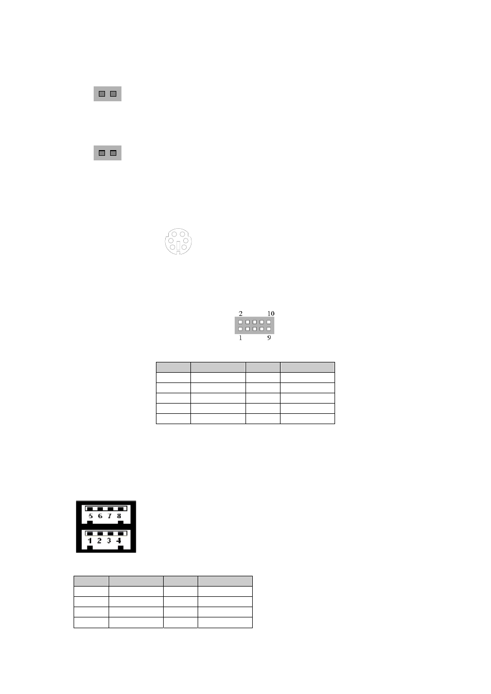 11 battery connector (bat1), 12 coms claer connector(j5), 13 eyboard/mouse connector (km1) | 14 internal usb connector (usb2), 15 external usb (usb1) | Acrosser AR-B5630 User Manual | Page 16 / 33
