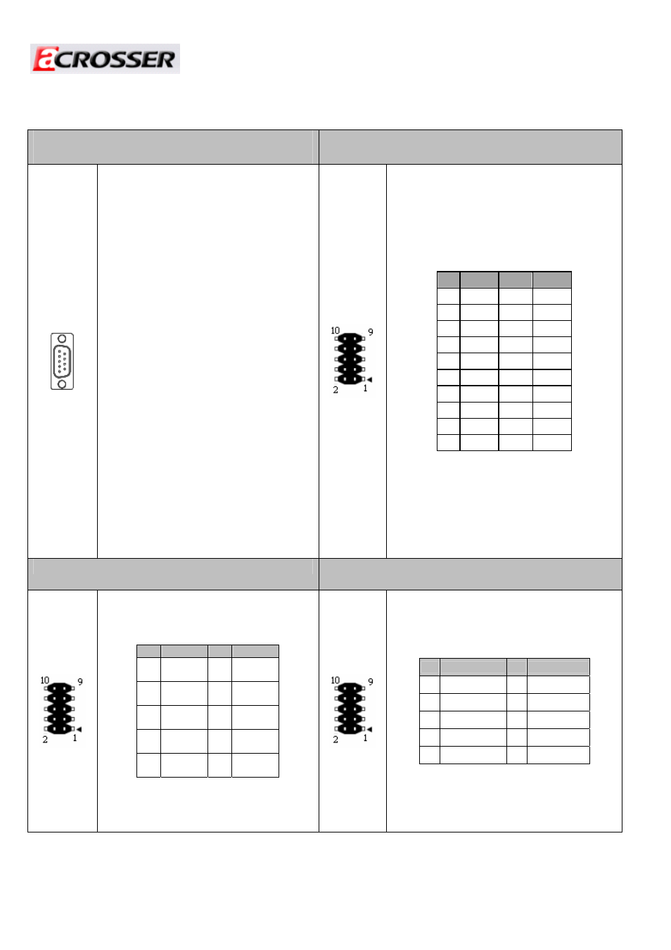 Com1 | Acrosser AR-B5631 User Manual | Page 16 / 31