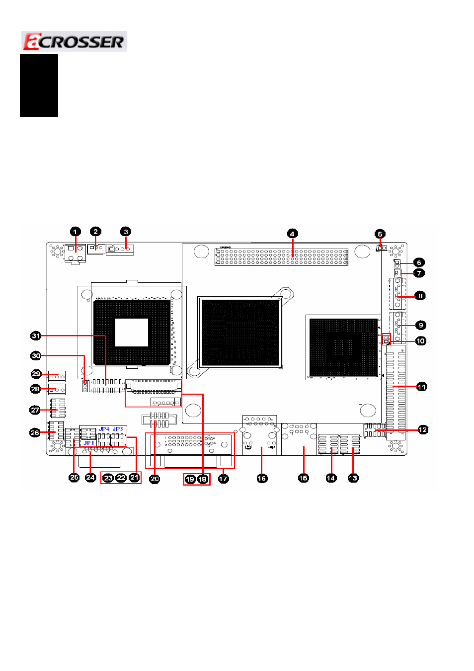 2 h/w information, 1 locations, H/w information | Acrosser AR-B5631 User Manual | Page 9 / 31