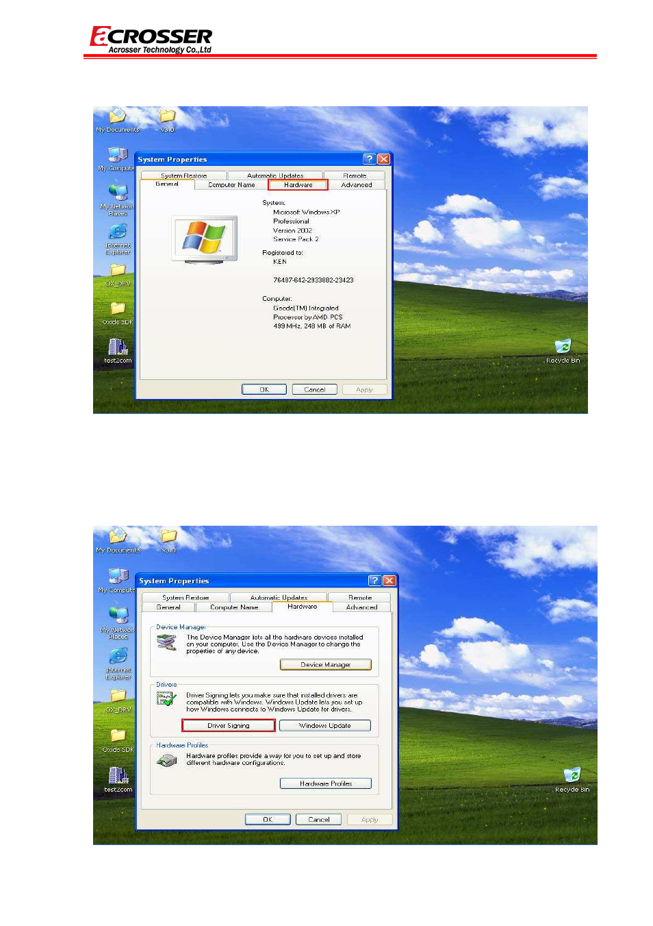 Acrosser AR-B104B User Manual | Page 16 / 21