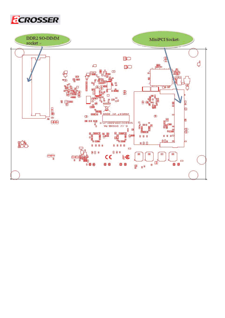 Bottom side | Acrosser AR-N6000 User Manual | Page 17 / 28