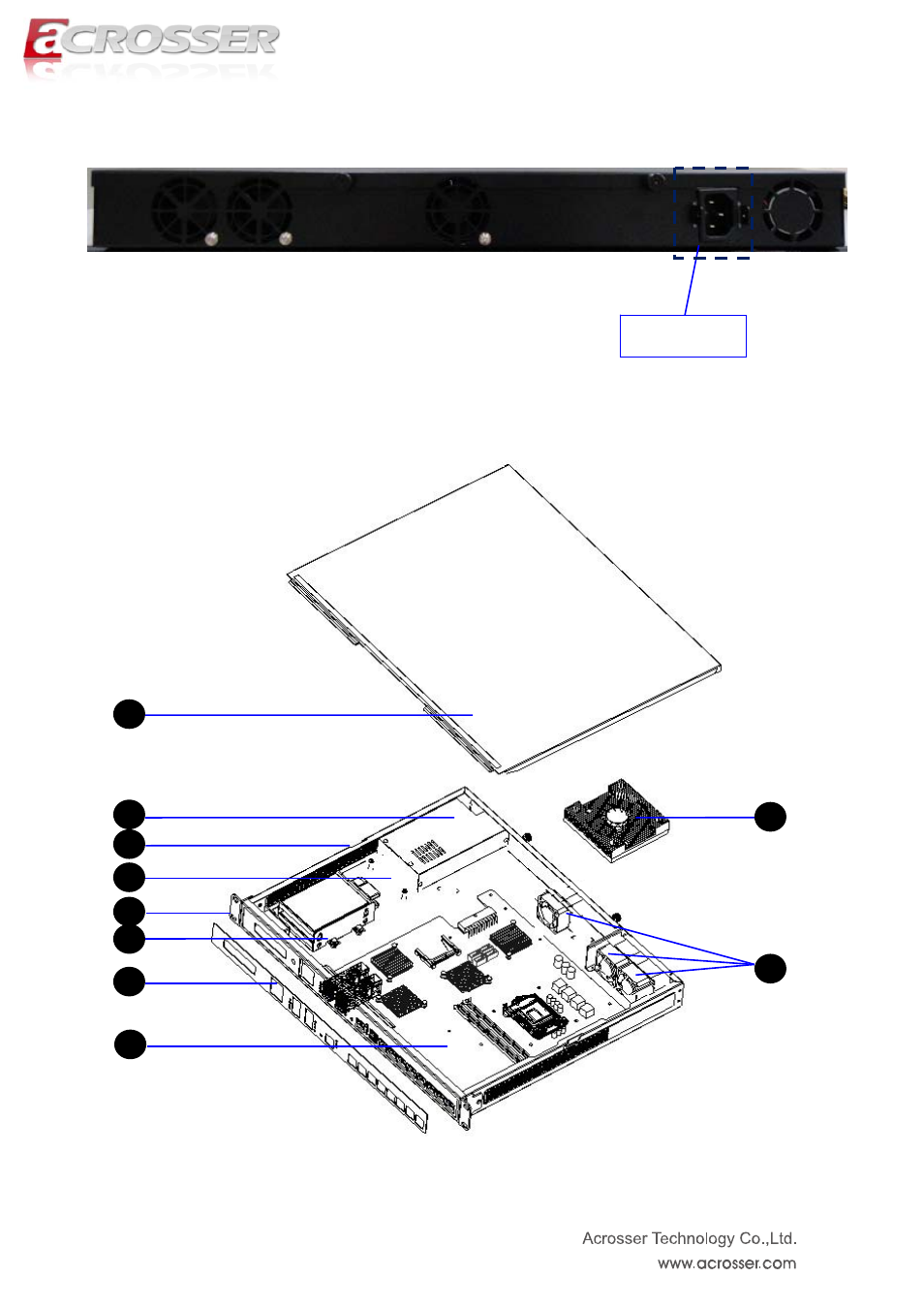 3) back panel, 4) system configuration | Acrosser ANR-IB75N1/A/B User Manual | Page 10 / 76