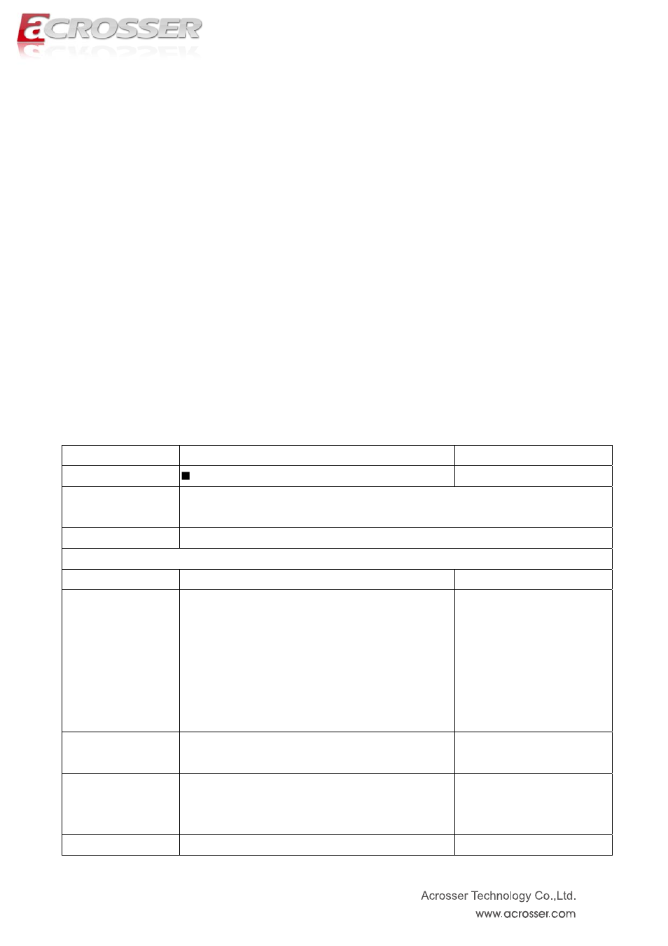 Chapter 1 introduction, System specifications | Acrosser ANR-IB75N1/A/B User Manual | Page 5 / 76