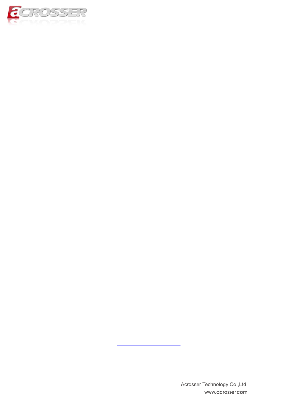 Appendix: technical support form | Acrosser ANR-IB75N1/A/B User Manual | Page 59 / 60