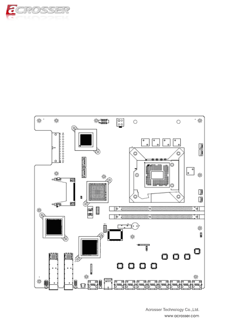 Chapter 2 h/w information, Main board illustration | Acrosser ANR-IB75N1/A/B User Manual | Page 8 / 60