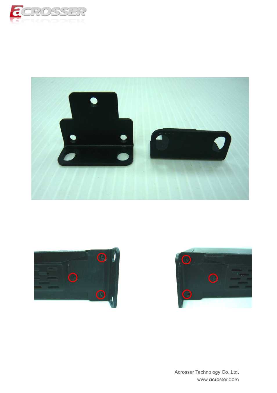 4 rack bracket installation, Rack bracket installation | Acrosser ANR-IH61N1/A/B User Manual | Page 19 / 73