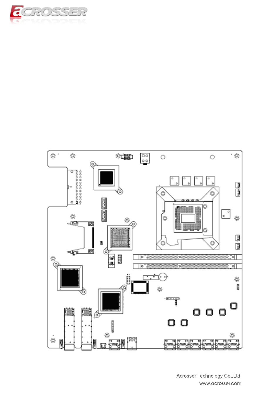 Chapter 4 h/w information, Main board illustration | Acrosser ANR-IH61N1/A/B User Manual | Page 24 / 73