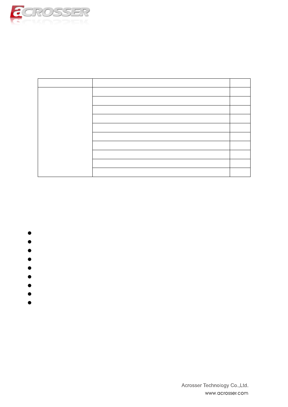 2 packing list, 3 features, Packing list | Features | Acrosser ANR-IH61N1/A/B User Manual | Page 8 / 73