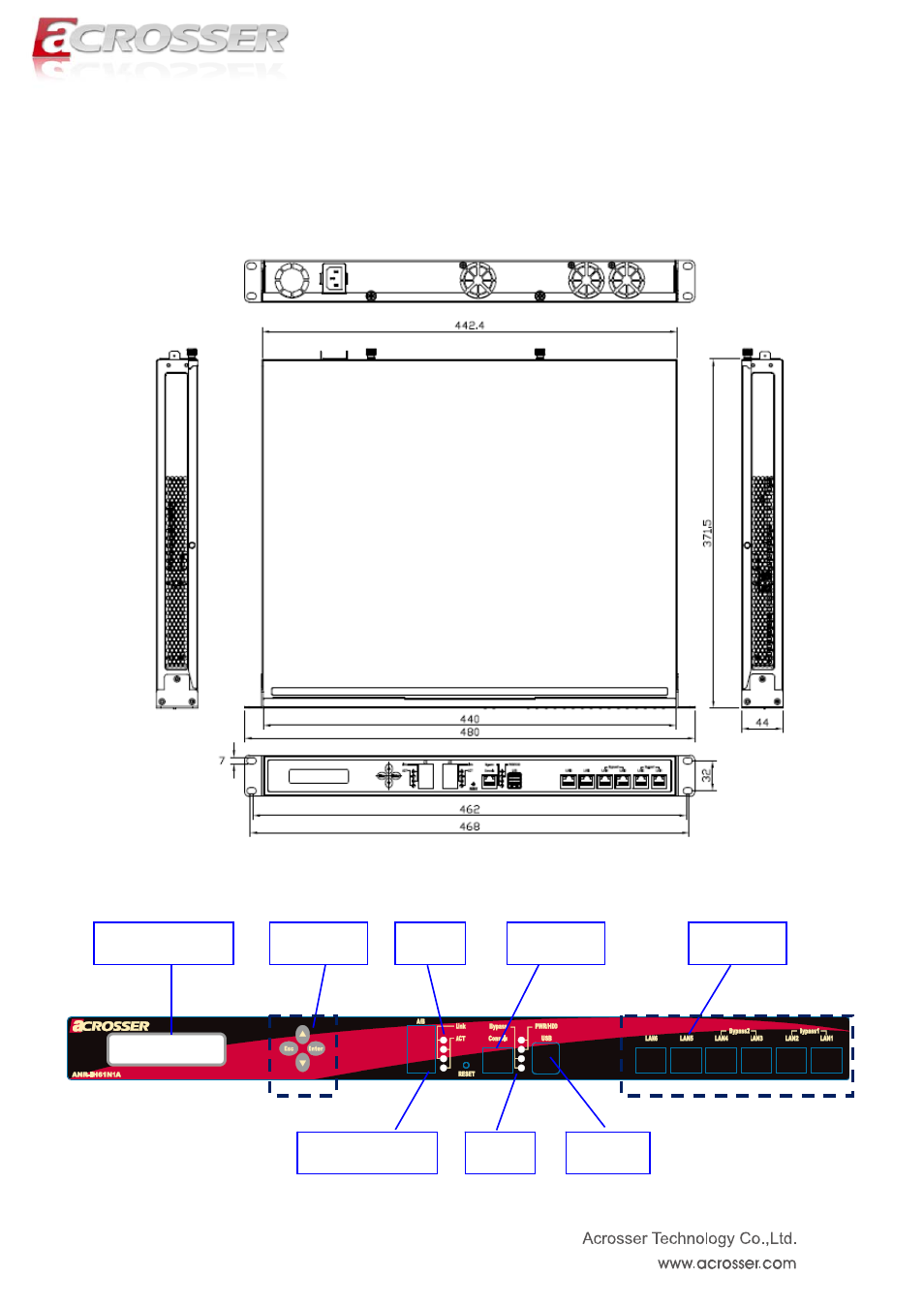 4 system dissection, System dissection | Acrosser ANR-IH61N1/A/B User Manual | Page 9 / 73