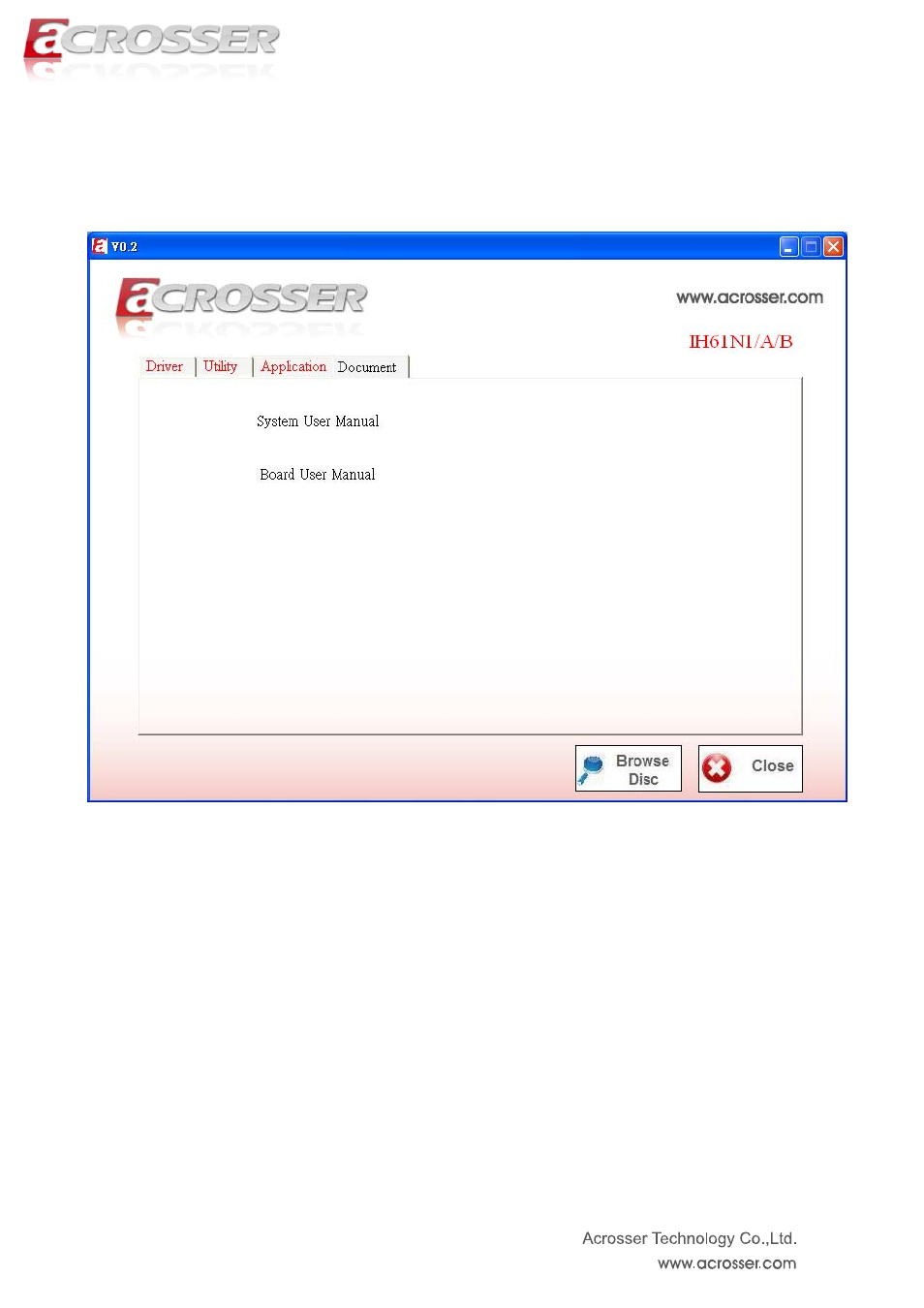 4 documents page | Acrosser ANR-IH61N1/A/B User Manual | Page 46 / 57