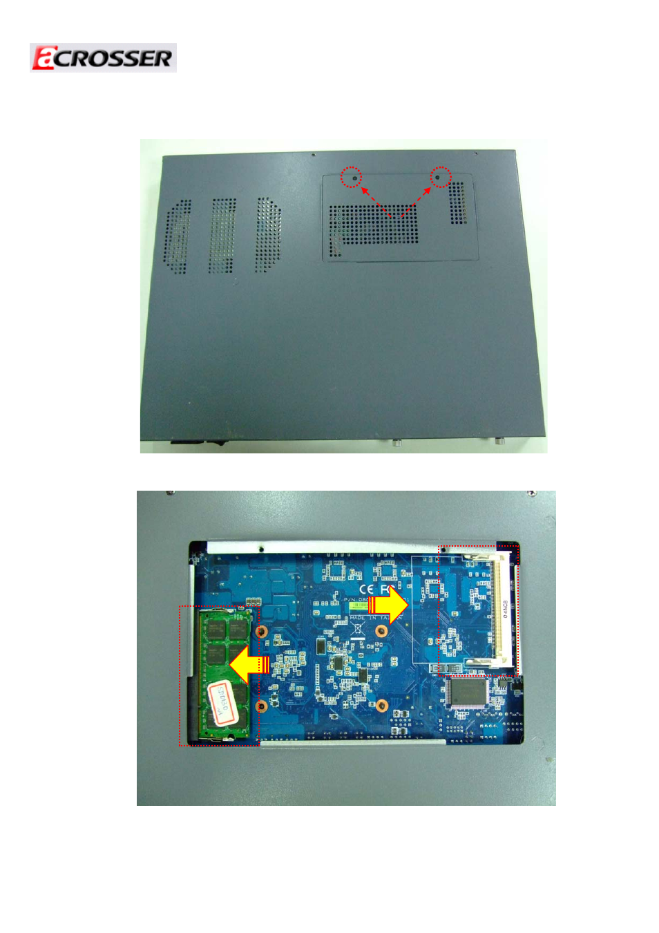 Installing mini pci card and so-dimm | Acrosser AR-R6000 User Manual | Page 11 / 32