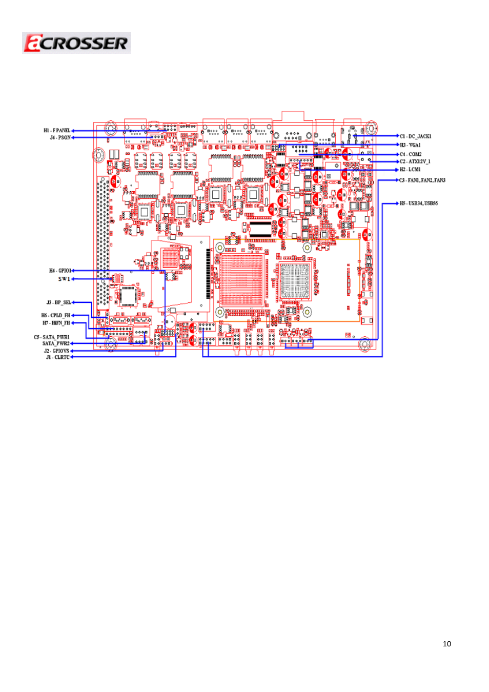 2 connector, header and jumper setting table | Acrosser AR-R6000 User Manual | Page 10 / 22