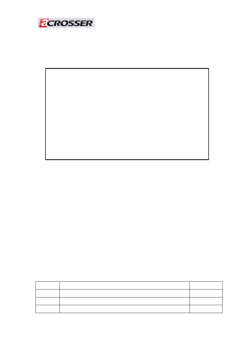 Acrosser AR-ES0631ET User Manual | 11 pages