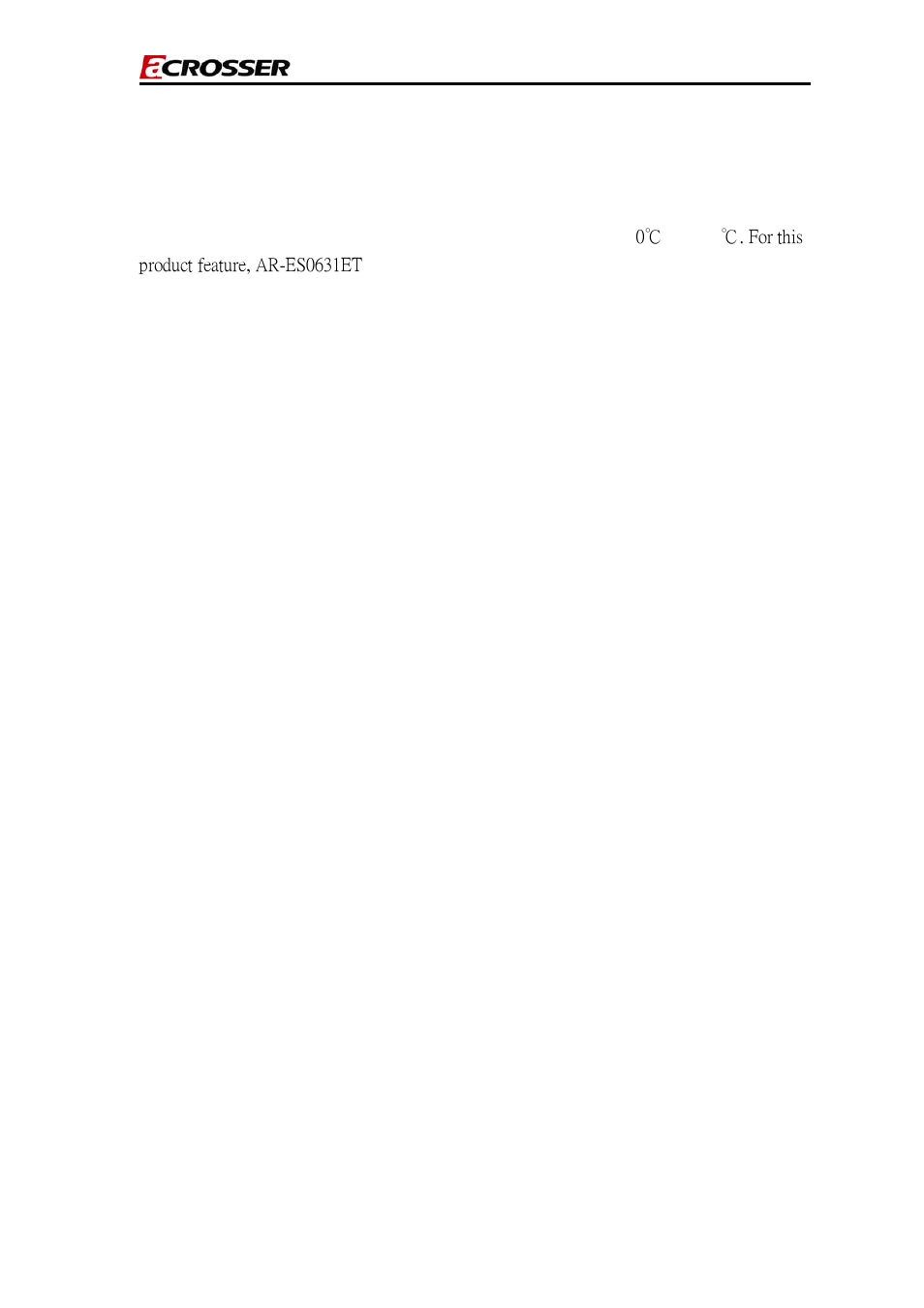 Introduction of ar-es0631et | Acrosser AR-ES0631ET User Manual | Page 3 / 15