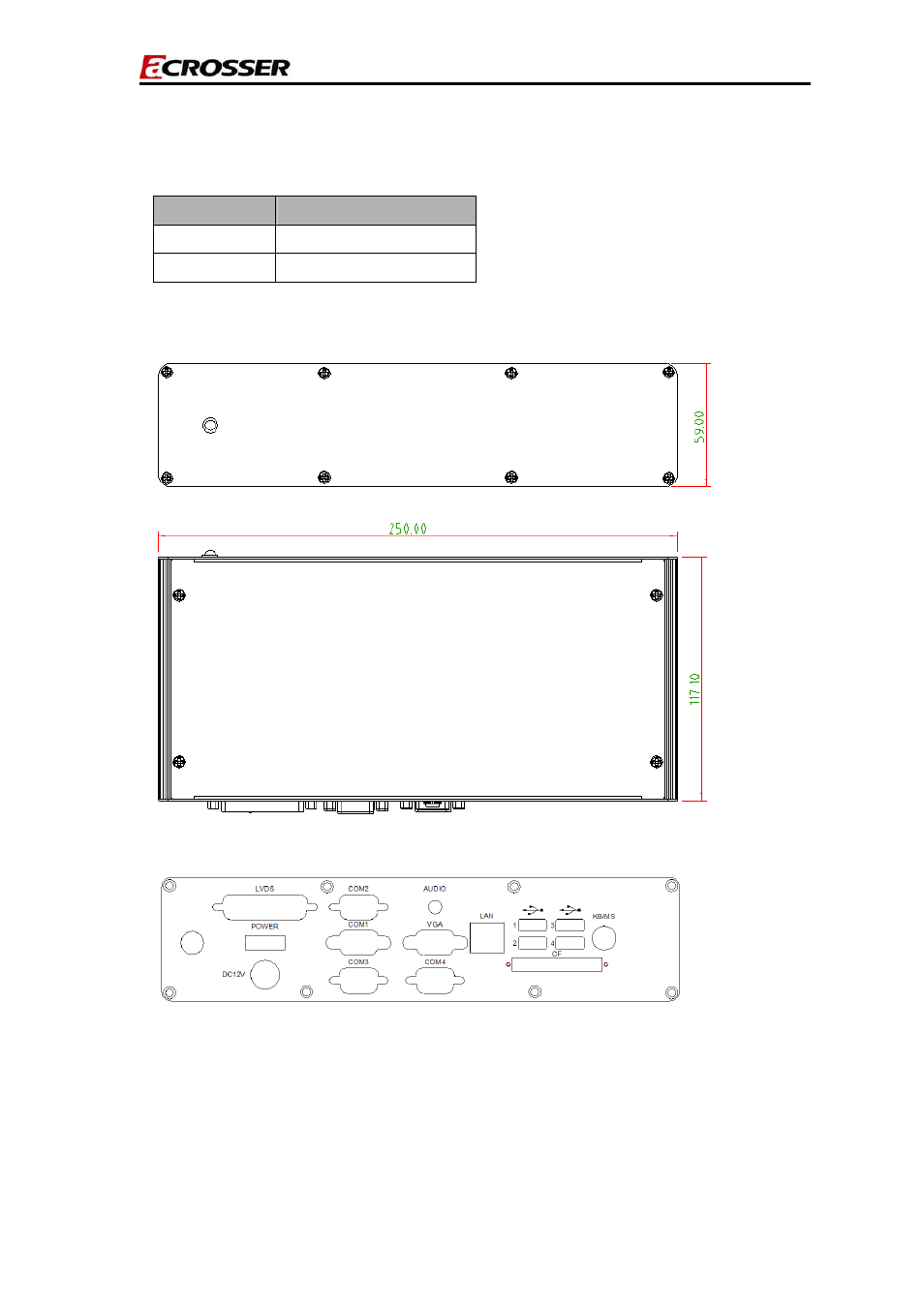 1 product outlines, Description | Acrosser AR-ES0631ET User Manual | Page 4 / 15