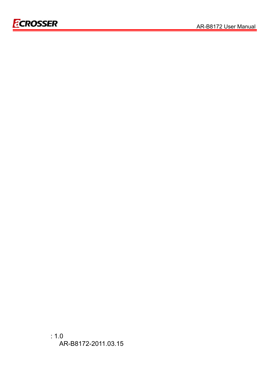Acrosser AR-B8172 User Manual | 36 pages