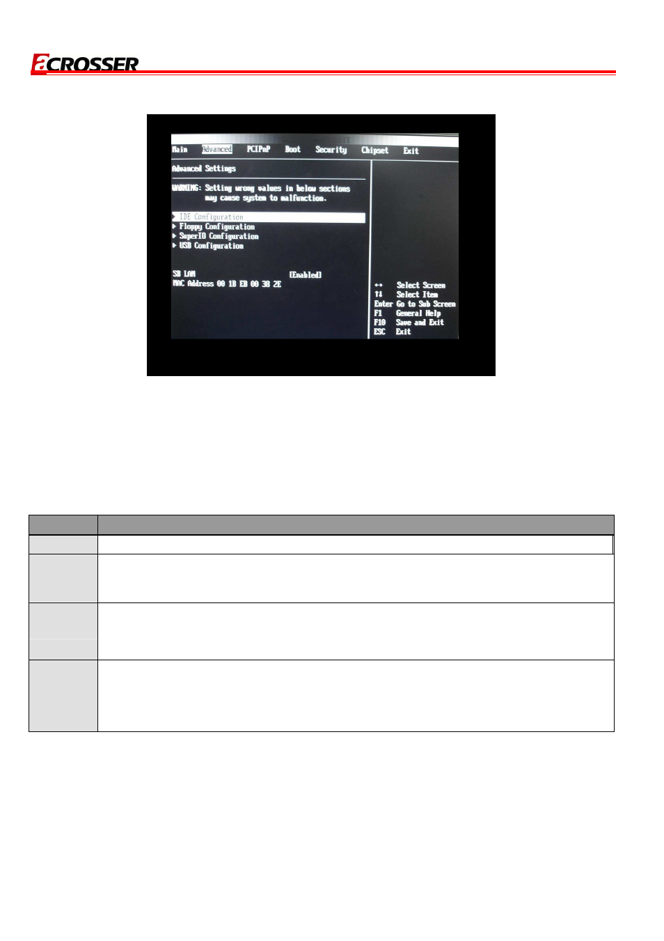 2 advanced setup, 1 ide configuration | Acrosser AR-B8170 User Manual | Page 16 / 37