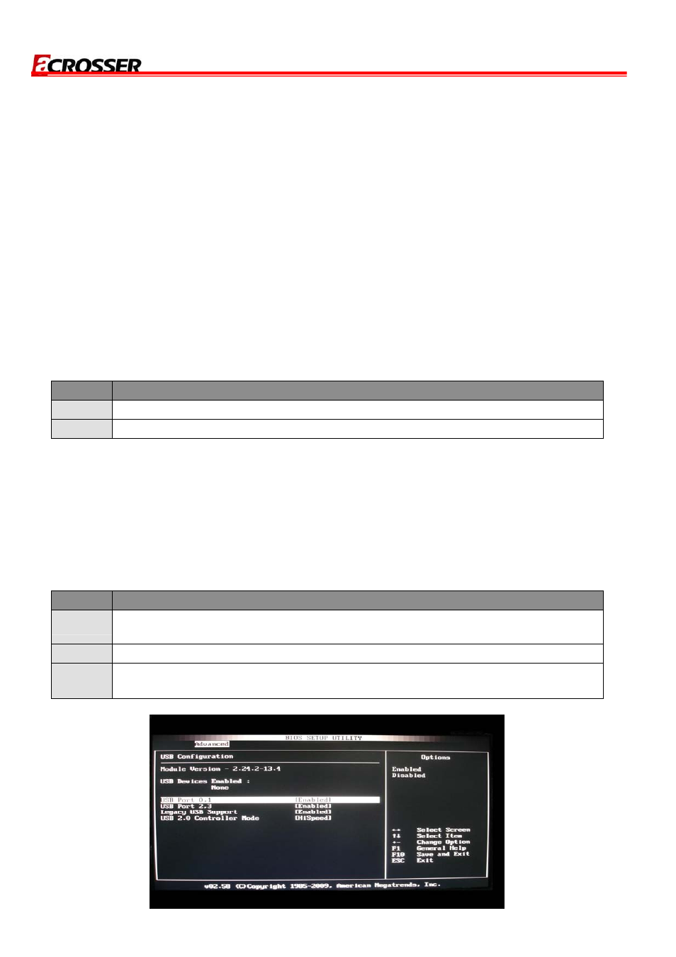 3 superio configuration, 4 usb configuration | Acrosser AR-B8170 User Manual | Page 19 / 37