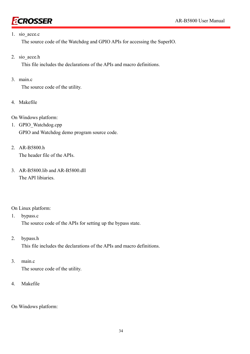 Lan bypass subsystem | Acrosser AR-R5800A User Manual | Page 34 / 40