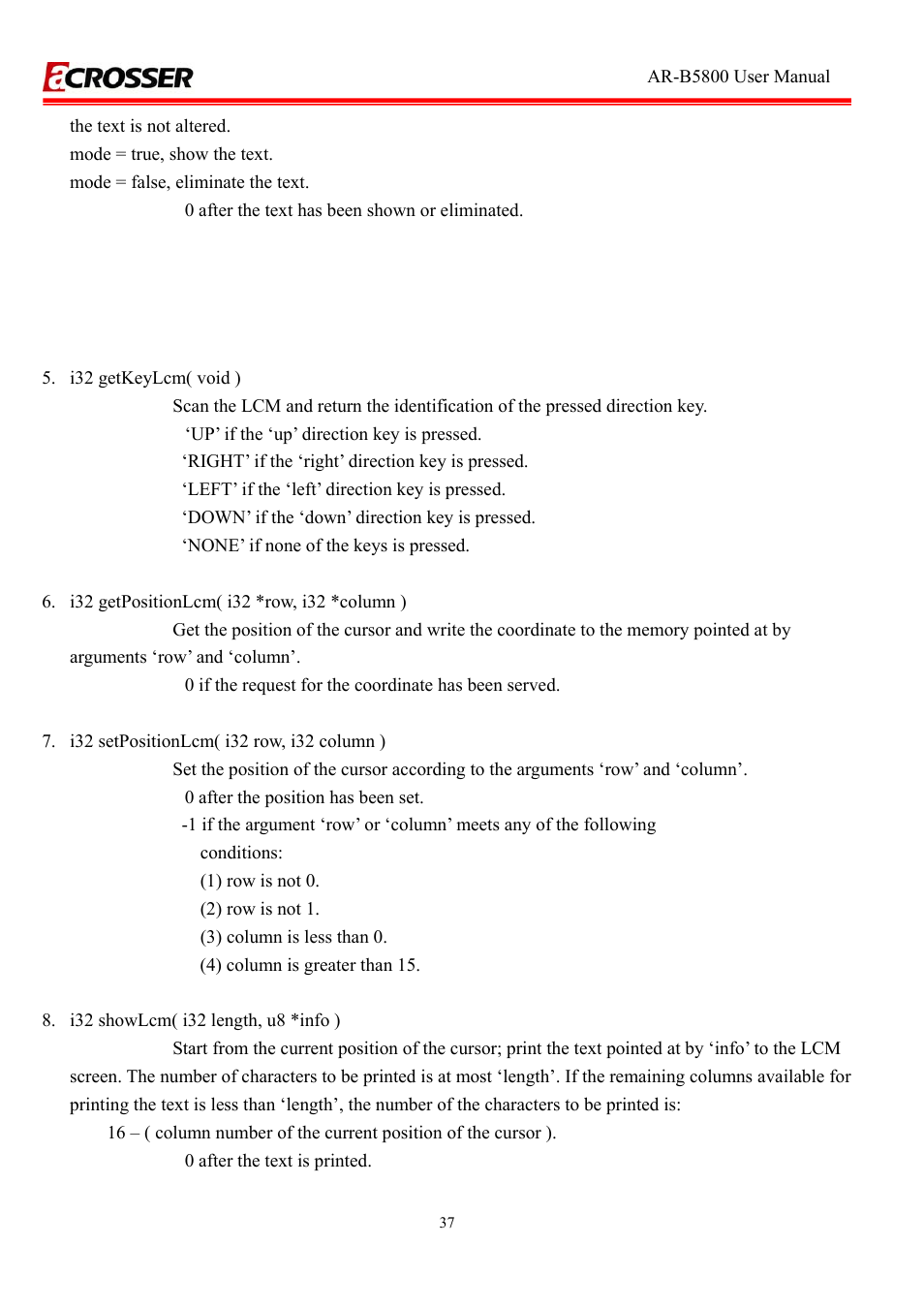 Acrosser AR-R5800A User Manual | Page 37 / 40