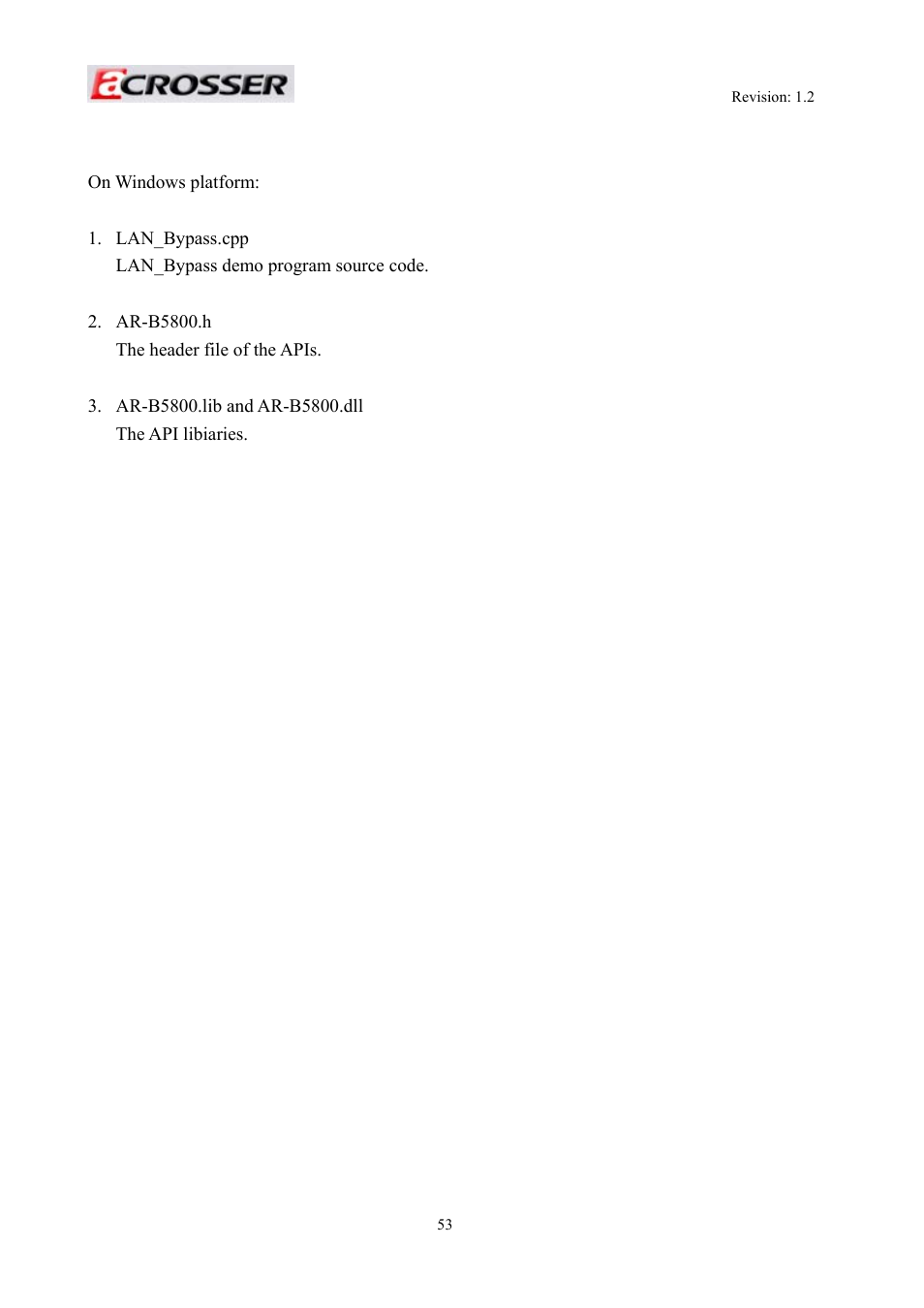 Acrosser AR-R5800A User Manual | Page 53 / 58