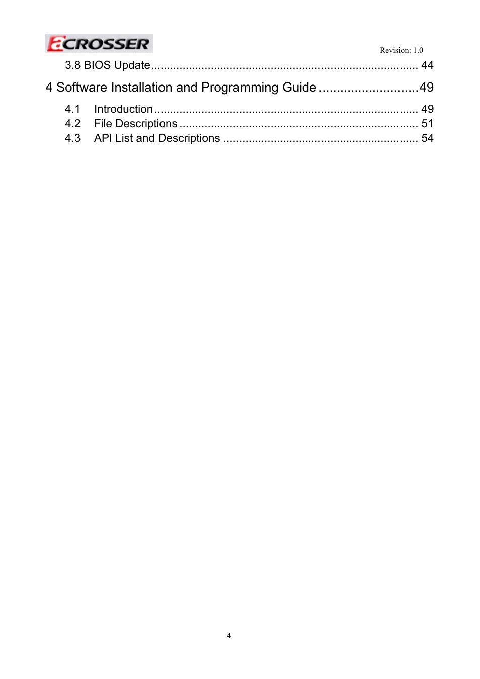 Acrosser AR-R5800 User Manual | Page 4 / 58