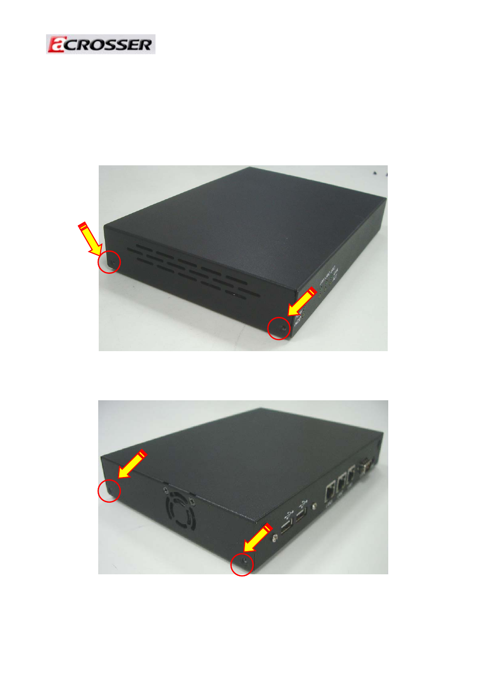 Procedures of assembly/disassembly | Acrosser AR-N8601 User Manual | Page 7 / 10