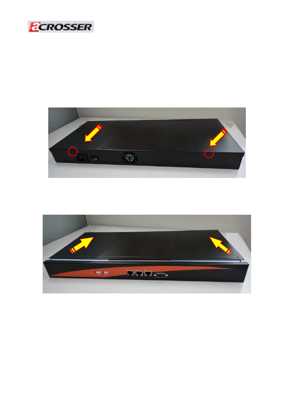 2 procedures of assembly/disassembly, Procedures of assembly/disassembly | Acrosser AR-R8601E16 User Manual | Page 7 / 8