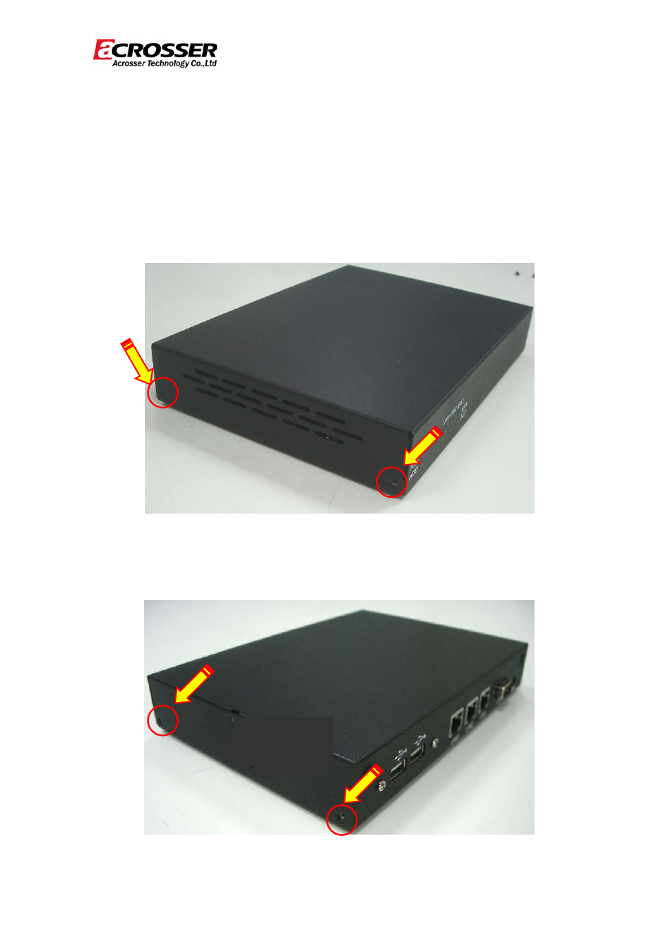 Procedures of assembly/disassembly | Acrosser AR-N8601FL User Manual | Page 8 / 37