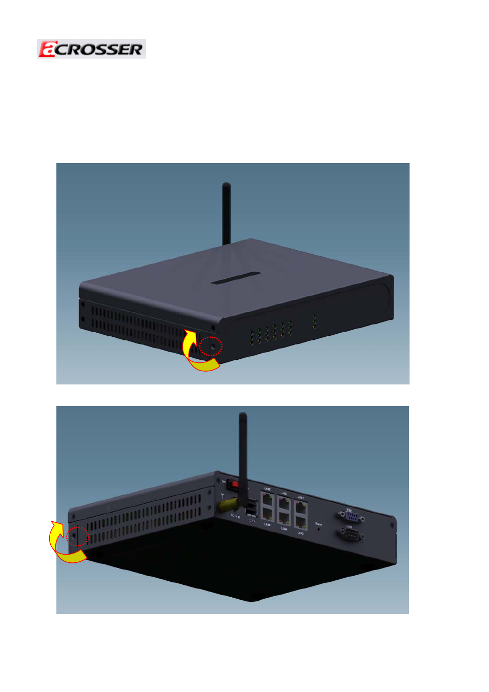 Procedure of assembly/disassembly, 1 installing the 2.5”hard disk drive (hdd) | Acrosser AR-N5205A User Manual | Page 7 / 13