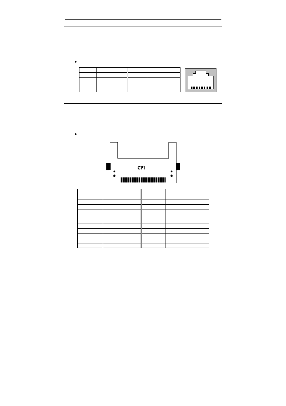 6 lan rj45 connector (j4), 7 compact flash storage card socket(cf1) | Acrosser AR-B1841 User Manual | Page 18 / 36