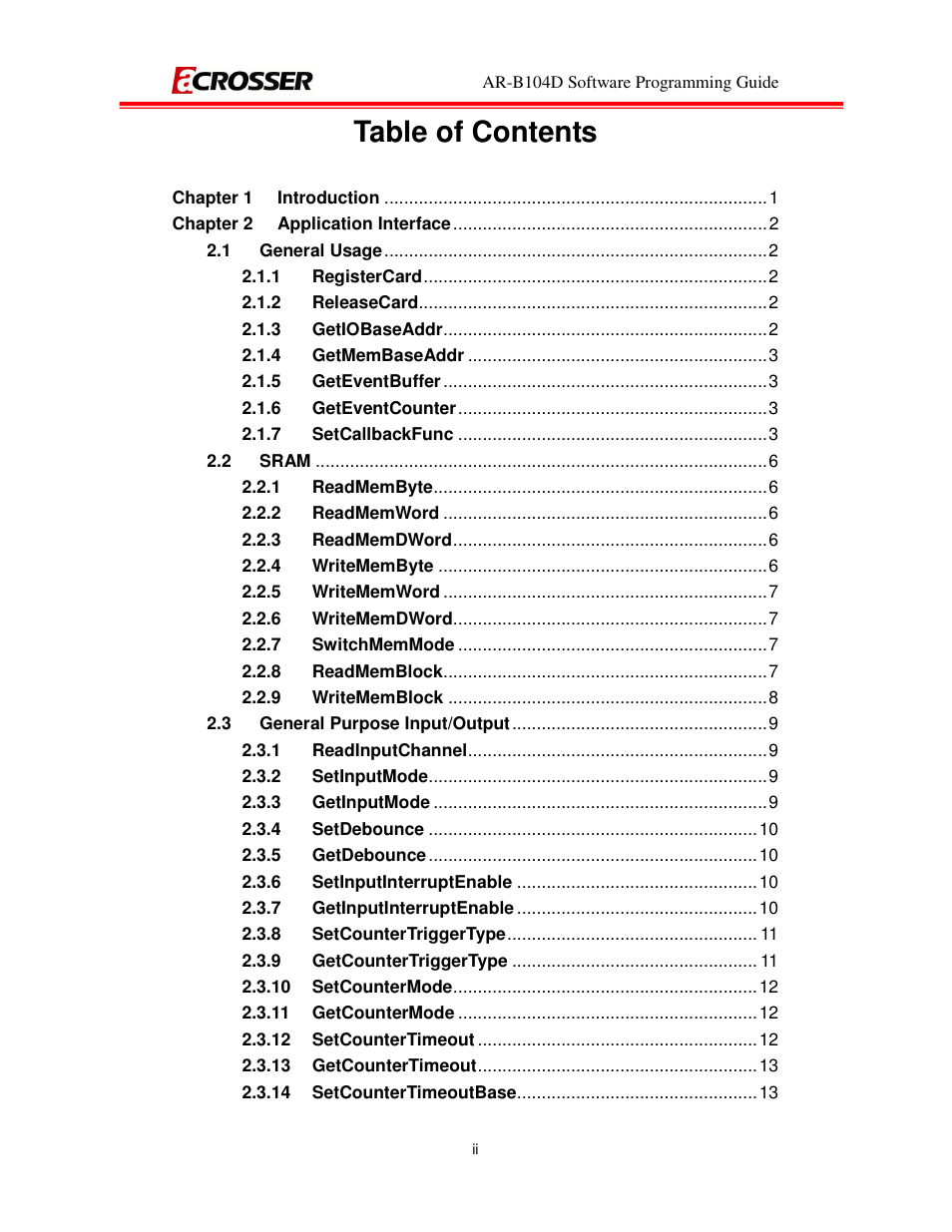 Acrosser AR-B104D User Manual | Page 3 / 27