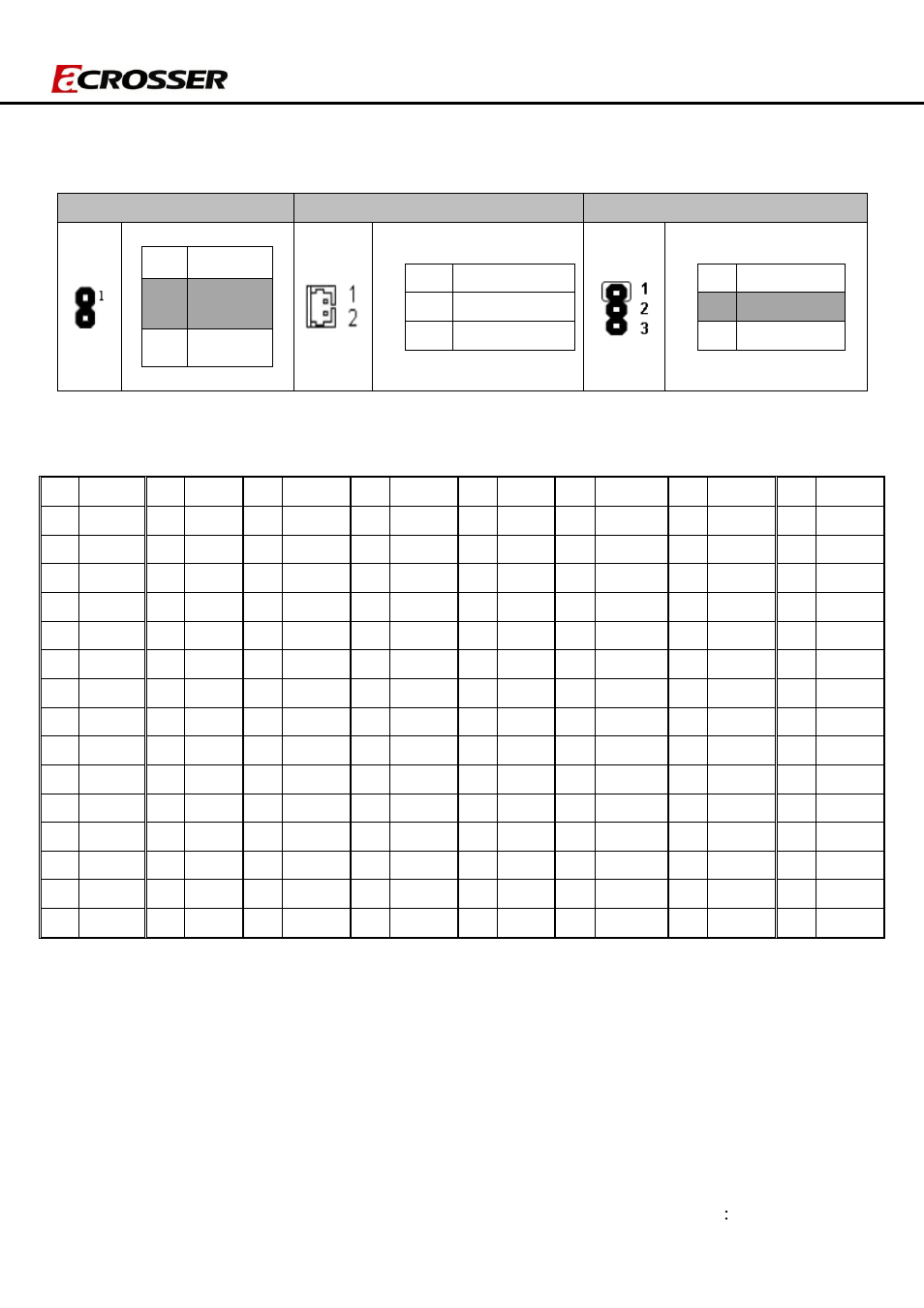 Connector and jumper setting table, Ar-b104d quick manual | Acrosser AR-B104D User Manual | Page 2 / 7