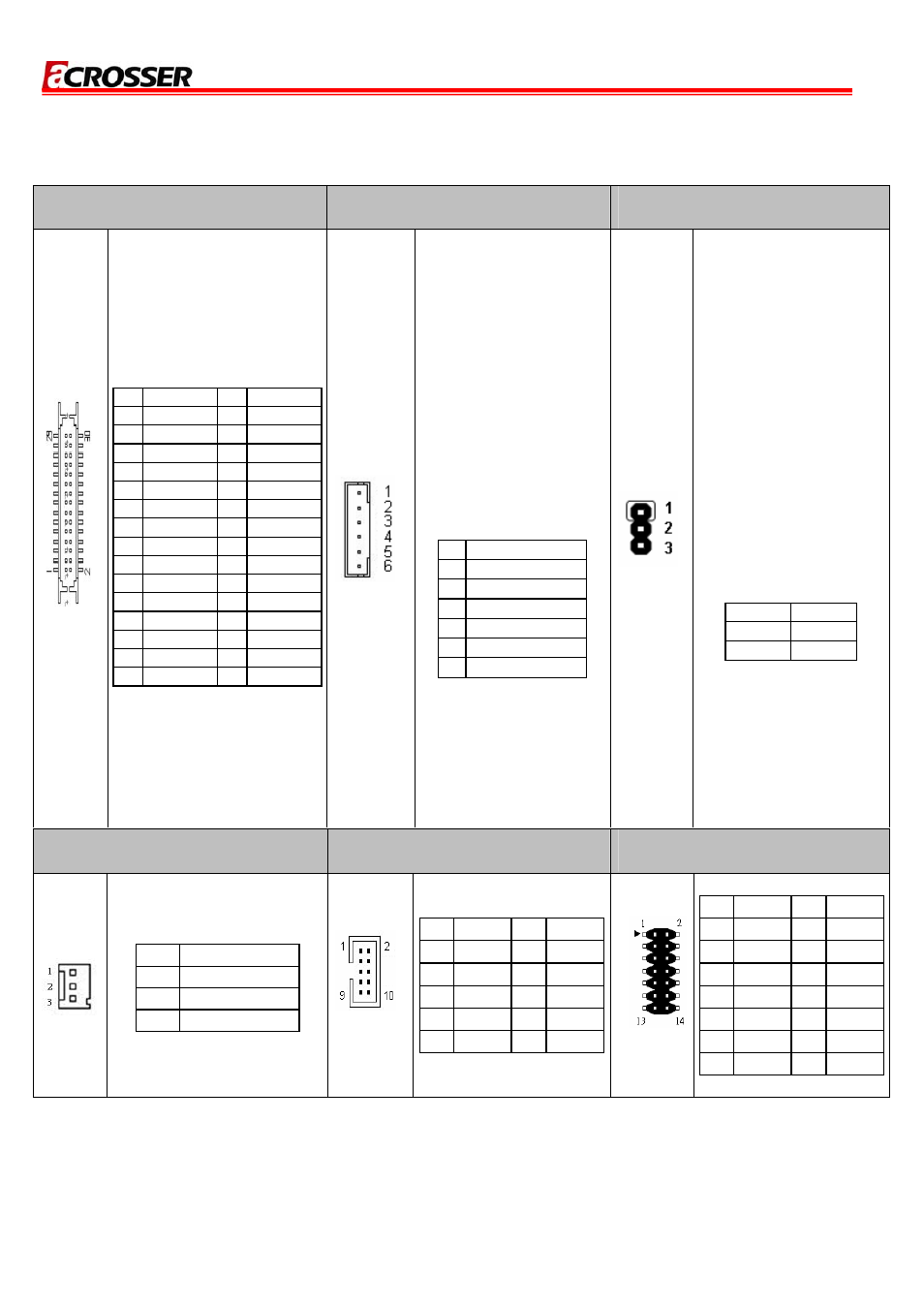 Onnectors and, Umper, Etting | Able, 4 connectors and jumper setting table, Ar-b5890 user manual | Acrosser AR-B5890 User Manual | Page 13 / 33