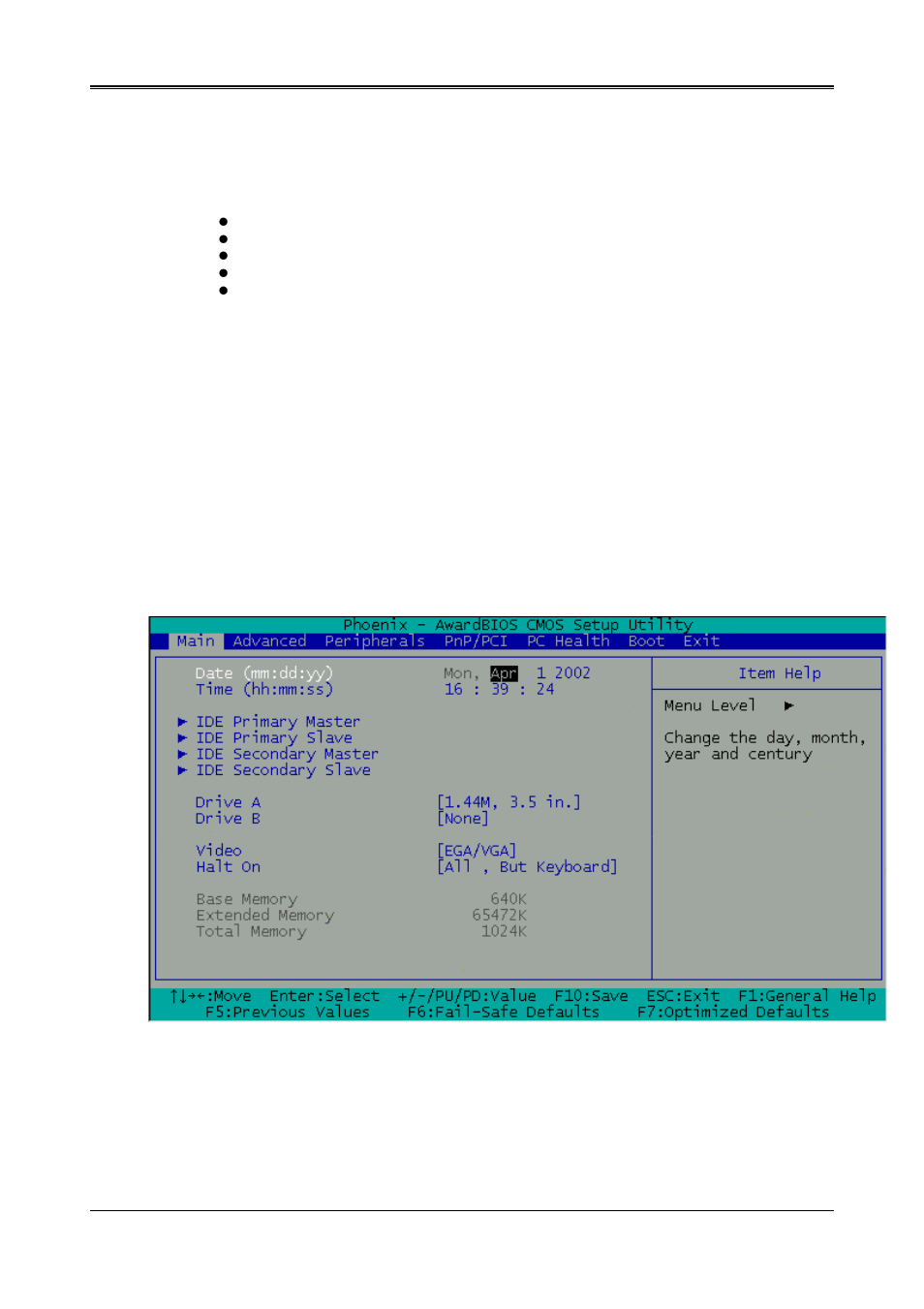 Bios console, 1 bios setup overview | Acrosser AR-B1651 User Manual | Page 18 / 30