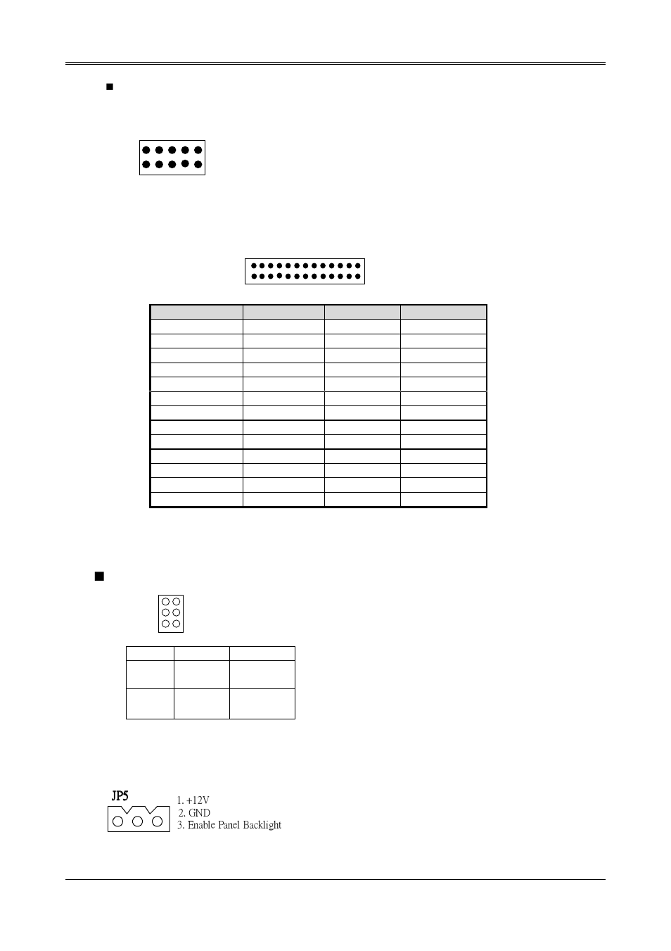8 lvds header (lvds1), 9 voltage select (jp2), 10 panel backlight connector(jp5) | Acrosser AR-B1651 User Manual | Page 11 / 29